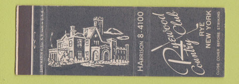 Matchbook Cover - Ryewood Country Club Rye NY