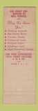 Matchbook Cover - First National Bank Rhinebeck NY