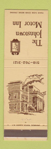 Matchbook Cover - Johnstown Motor Inn NY