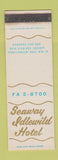 Matchbook Cover - Seaway Idlewild Hotel New York City
