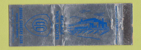 Matchbook Cover - Orinda Country Club CA WEAR