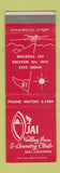 Matchbook Cover - Ojai Valley Inn Country Club CA RED