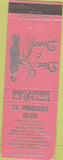 Matchbook Cover - El Pinguino Club Chicago IL