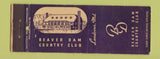 Matchbook Cover - Beaver Dam Country Club Landover MD
