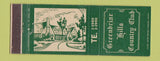 Matchbook Cover - Greenbriar Hills Country Club Kirkwood? MO