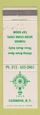Matchbook Cover - Lincklaen House Cazenovia NY WEAR