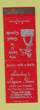 Matchbook Cover - Leaskey's Liquor Store Salamanca NY