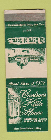 Matchbook Cover - Carlson's Kittle House Mount Kisco NY