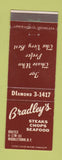 Matchbook Cover - Bradley's Steaks Chops Middletown NY