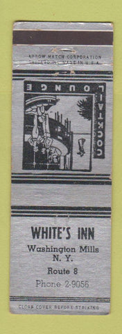 Matchbook Cover - White's Inn Washington Mills NY ARROW WEAR