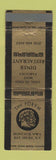 Matchbook Cover - The Forum Bay Shore NY WEAR