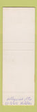 Matchbook Cover - Winchester Golf Club SAMPLE WEAR