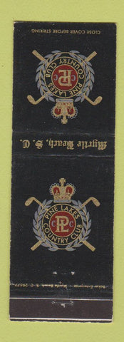 Matchbook Cover - Pine Lakes Country Club Myrtle Beach SC
