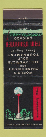 Matchbook Cover - Tom O'Shanter Golf Club Chicago IL