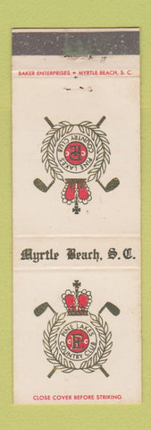 Matchbook Cover - Pine Lakes Country Club Myrtle Beach SC