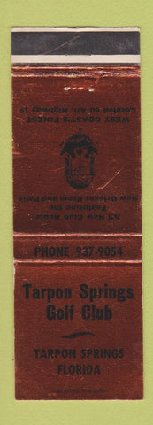 Matchbook Cover - Tarpon Springs Golf Club FL