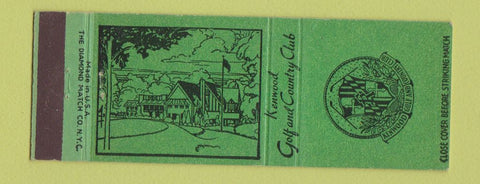 Matchbook Cover - Kenwood Country Club Cincinnati OH #2