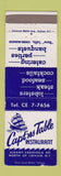 Matchbook Cover - Capt'ns Table Restaurant Latham NY