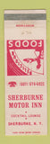 Matchbook Cover - Sherburne Motor Inn NY
