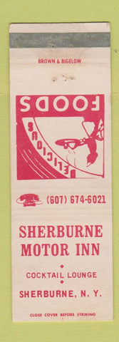 Matchbook Cover - Sherburne Motor Inn NY