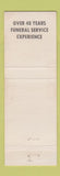 Matchbook Cover - Crawford Funeral Home Rochester NY