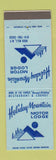 Matchbook Cover - Holiday Mountain Motor Lodge Rock Hill NY