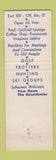 Matchbook Cover - Holiday Mountain Motor Lodge Rock Hill NY