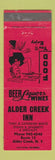 Matchbook Cover - Alder Creek Inn NY RED