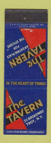 Matchbook Cover - The Tavern Troy NY
