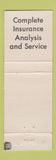 Matchbook Cover - Tremaine Insurance Agency Fredonia NY