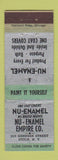 Matchbook Cover - Nu Enamel Paint Utica NY