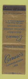 Matchbook Cover - Caruso's Restaurant Canandaigua Lake NY WEAR