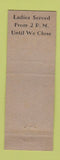 Matchbook Cover - Dyer's Chop House Toledo OH