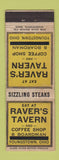 Matchbook Cover - Raver's Tavern Youngstown OH WEAR