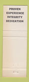 Matchbook Cover - Paul Schoder Sheriff Election Calhoun County MI