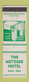 Matchbook Cover - Metzger Hotel Salem OH