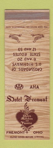 Matchbook Cover - Hotel Fremont OH
