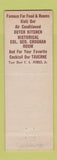 Matchbook Cover - Hotel Fremont OH
