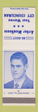 Matchbook Cover - Arthur Woodhouse City Council Election Warren MI #2