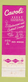 Matchbook Cover - Cavoli Cleveland OH restaurant