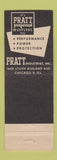 Matchbook Cover - Pratt Mufflers Bobro Newark NJ