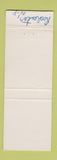 Matchbook Cover - AL Cassetti City Court Judge Rochester NY