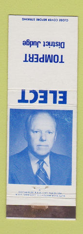 Matchbook Cover - Tompert District Justice
