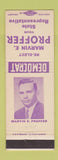 Matchbook Cover - Marvis Proffer State Rep Election Jefferson City MO