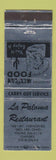 Matchbook Cover - La Paloma Restaurant Newark OH Mexican