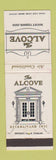 Matchbook Cover - The Alcove Mount Vernon OH