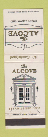 Matchbook Cover - The Alcove Mount Vernon OH