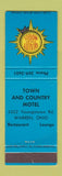Matchbook Cover - Town and Country Motel Warren OH WEAR