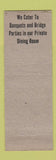 Matchbook Cover - Kaase's Dining Room Pastry Akron OH Canton Massillon