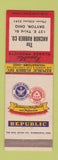 Matchbook Cover - Republic Rubber Anchor Rubber Dayton OH